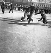 GIF:s Fotbollsträning på stora torget, våren 1942.