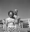 Gösta Lövkvist med familj. 1947