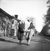 Pappersinsamling. 1947