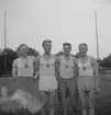 DM. I allmän idrott. (bl.a. löpning 2500 M.) 1946

Fyra stycken idrottsmän.