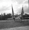 Landskapsmästerskap i allmän idrott mellan
Uppland och Gästrikland. 1943