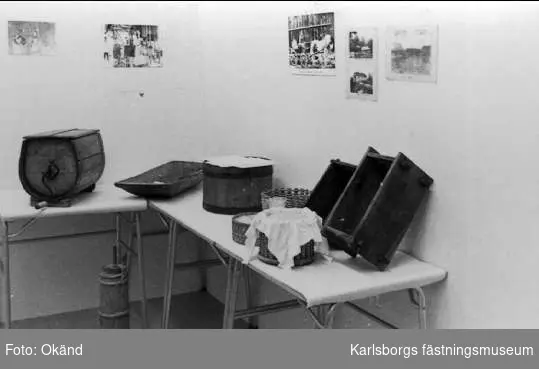 "Produkter av mjölk" en utställning i Axvall år 1978 -79, med deltagande av Anna-Lisa Sjöberg från Karlsborgs museum.