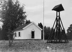 Kyrkobyggnad och klockstapel, Lövgrunds kapell, Norrlandet, Gävleborg.