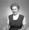 Passfoto av Svea Larsson.