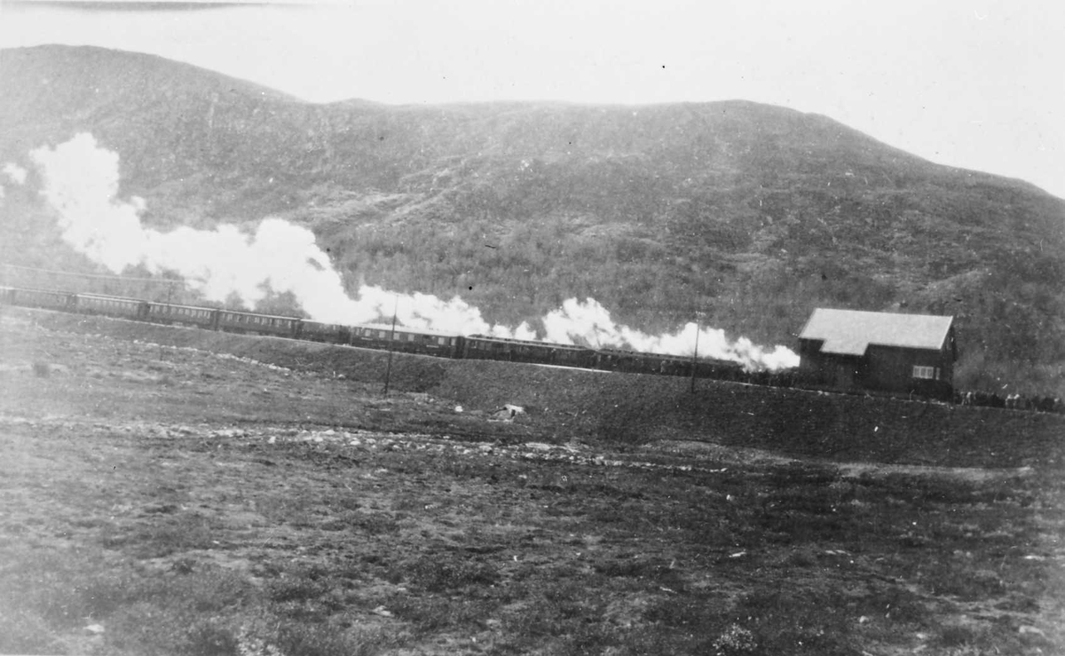 Åpninga av dovrebanen 1921.