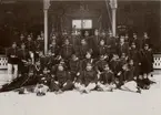 Grupporträtt av officerare vid Gotlands infanteriregemente I 27, 1895.