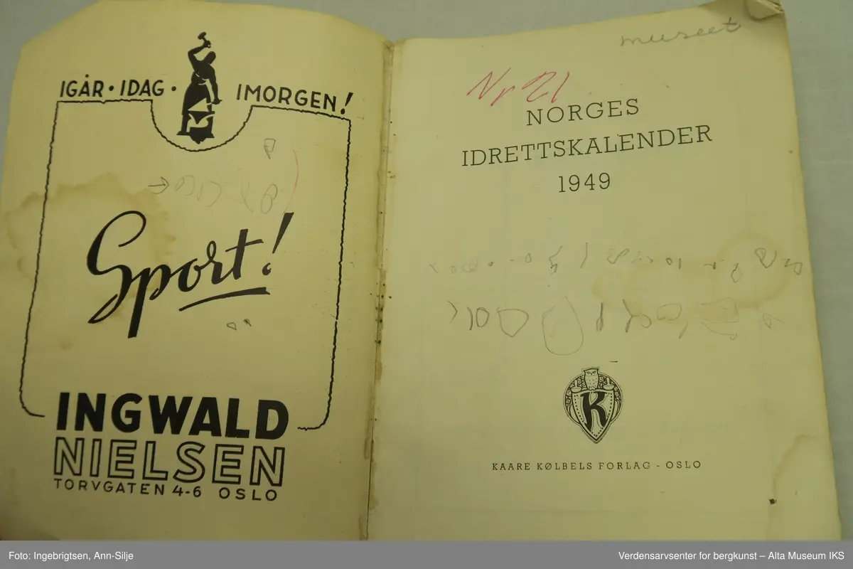 Ramme med ulike idrettsgrener