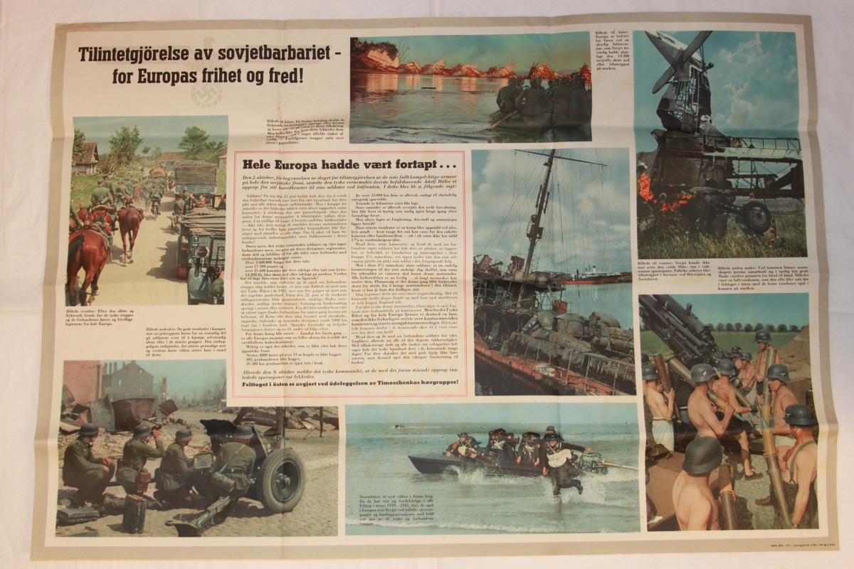 Papirplakat i farger