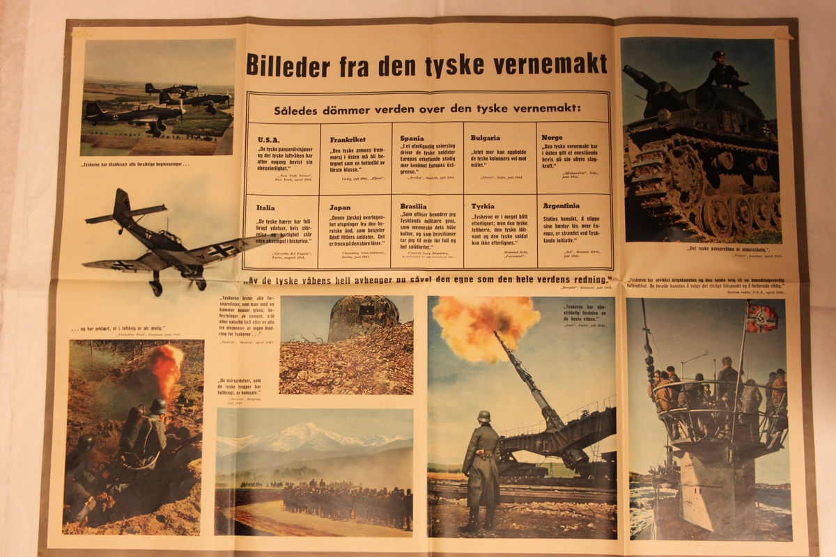 Papirplakat i farger