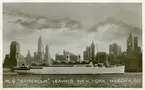 M/S GRIPSHOLM lämnar New York 1932.