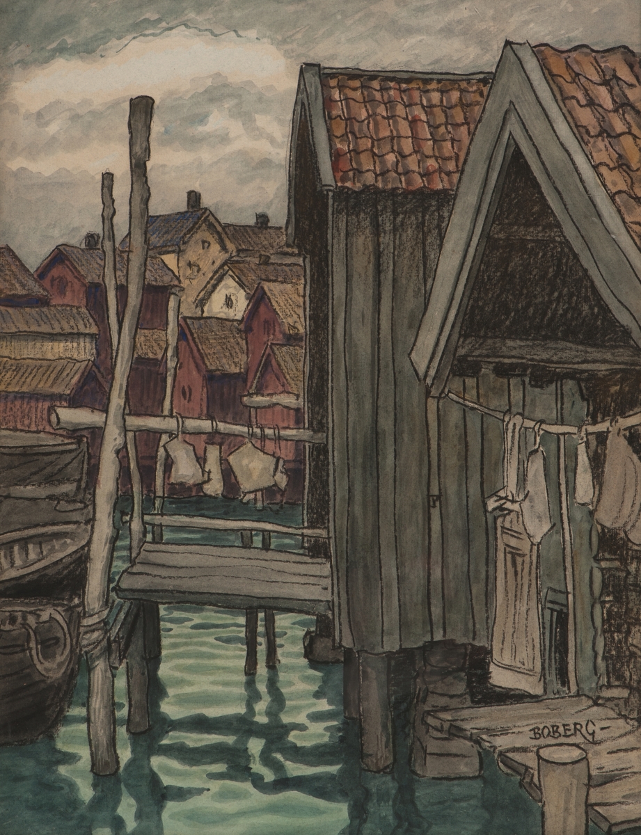 Sjöbodar vid Grundsund