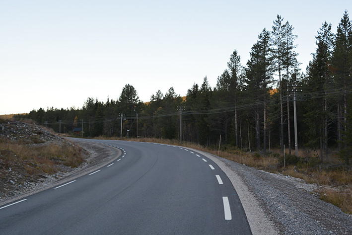 Ca 100 stolper langs fylkesvei 26 i Engerdal. Deler av kursen er flyttet lenger ut i veiskulderen pga veiutbygging. Restaurert i samarbeid med Vegvesenet i 2012. Den bevarte strekningen omfatter stolper med sjeldne 6- og 8-piggs abonnentjern. Linjekursen er fremdeles delvis i bruk (2012)