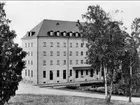 Fästningen, havremagasinet stod färdigt vid årsskiftet 1912 -13. Fotot är taget år 1969.