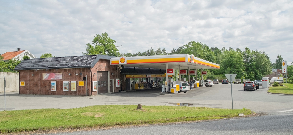 Shell bensinstasjon Langenga Vettre Asker
