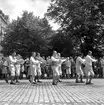 JUF:s möte i Stadsparken.
Juni 1956.