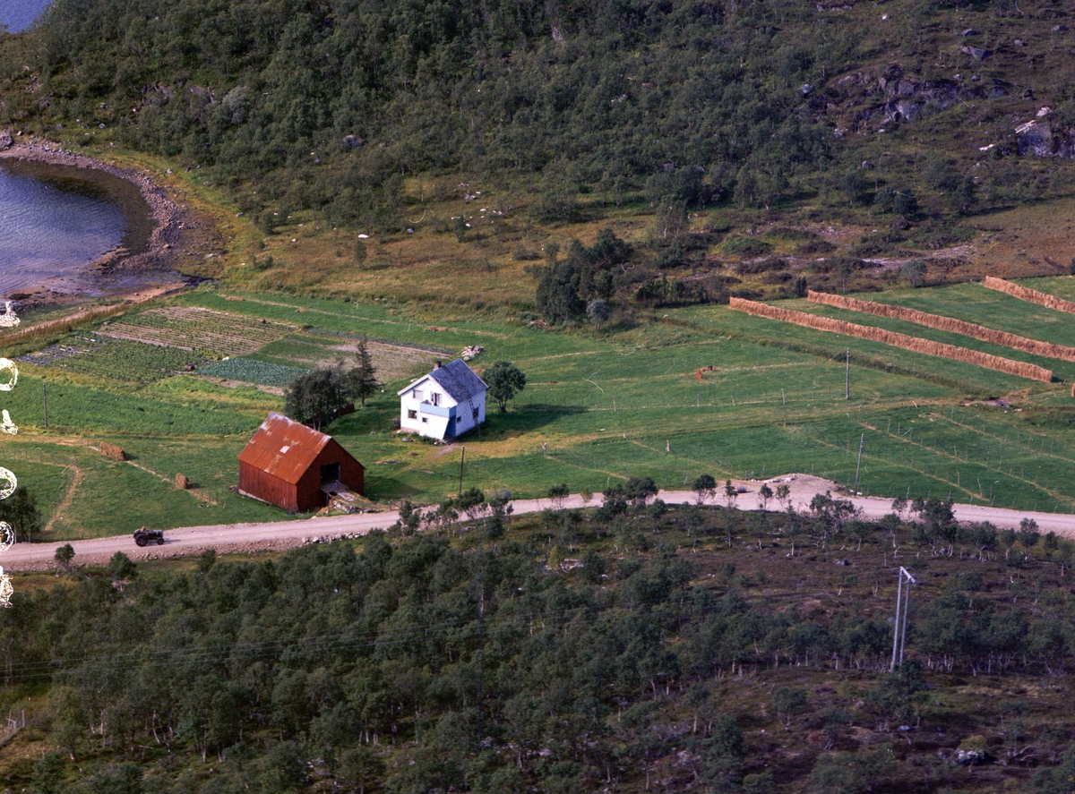 Flyfoto fra Holten i Gullesfjord.
