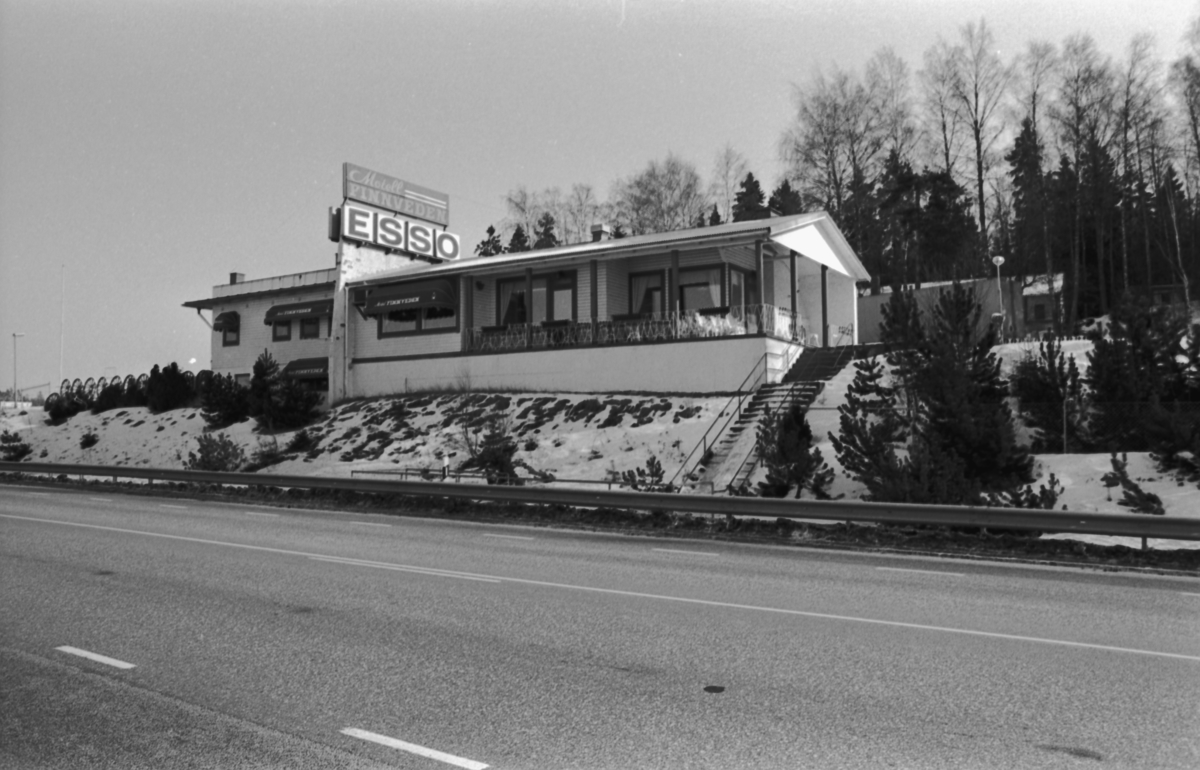 Fotodokumentation E4–livet utmed en riksväg. Motell Finnveden söder om Värnamo utanför Tånnö, utmed riksväg E4.