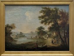 Svenskt landskap [Målning]