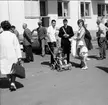 Lions loppmarknad på Södra Torget i Karlsborg, år 1969.