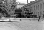 Karlsborg, fästningen. Försvarsutställning utanför slutvärnet, jubelåret 1969.