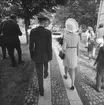 Karlsborg, fästningen. Prinsessan Christinas besök på regementet jubelåret 1969.