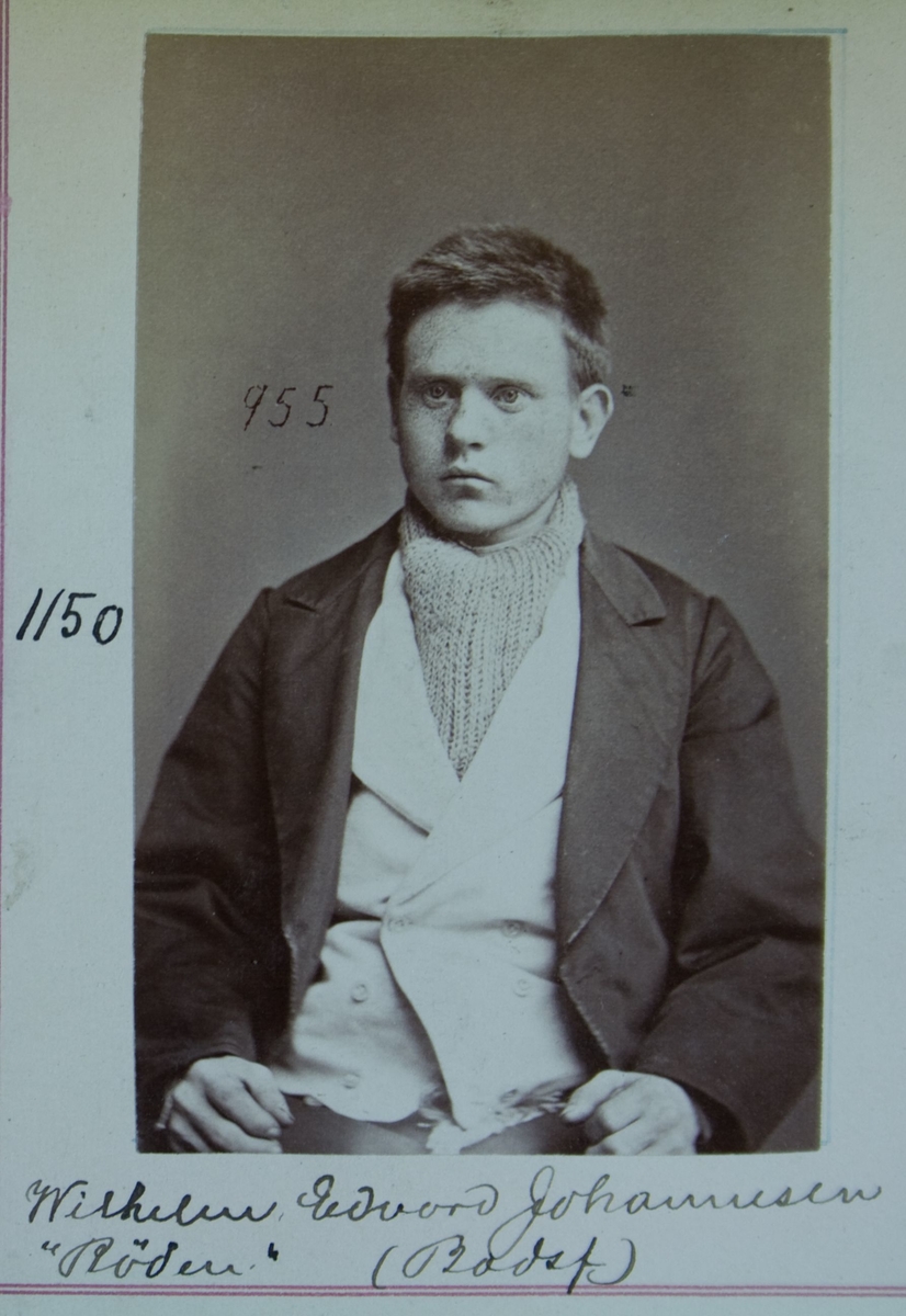 Fangeportrett, Wilhelm Edvard Johannesen