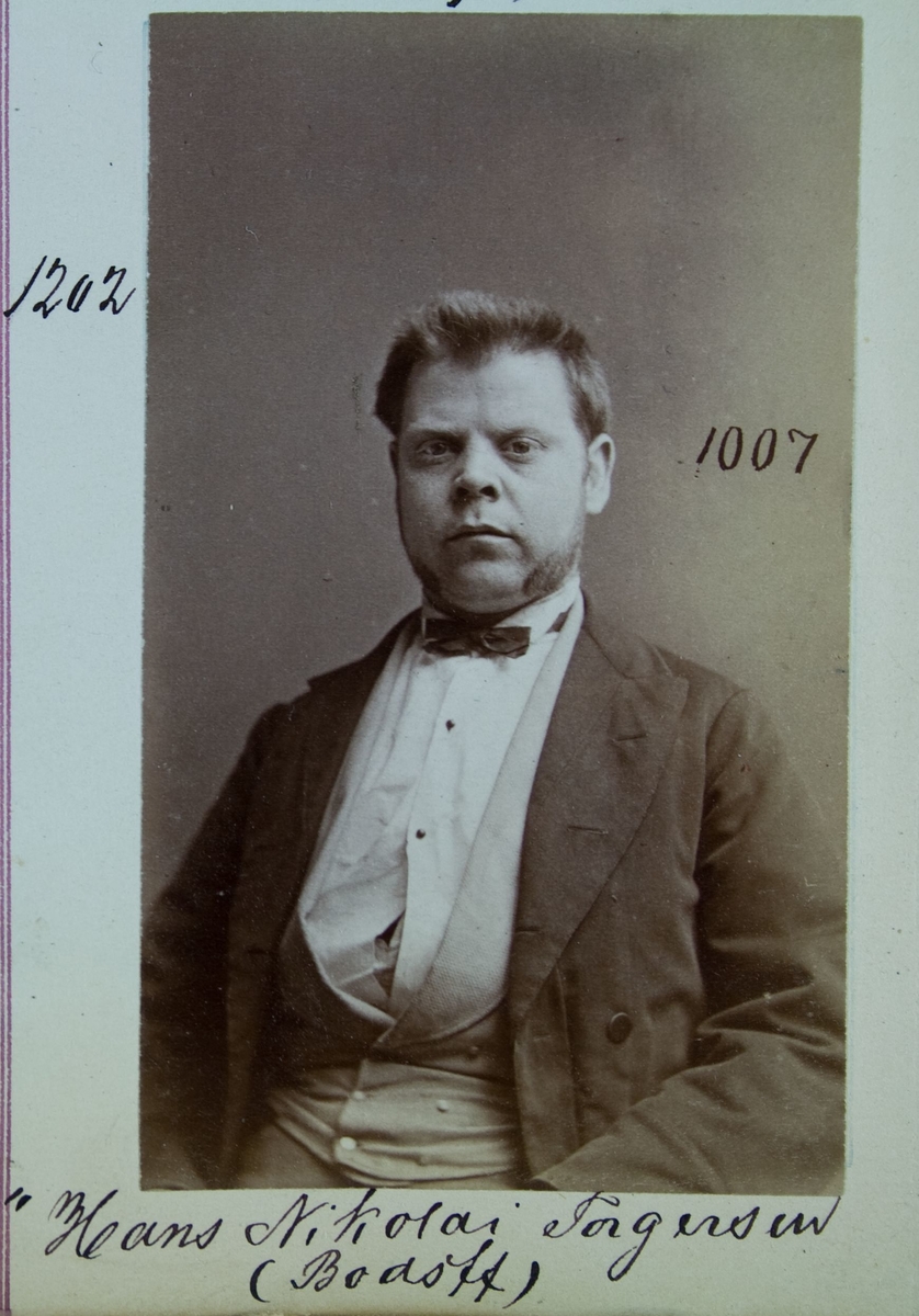 Fangeportrett, Hans Nikolai Torgersen