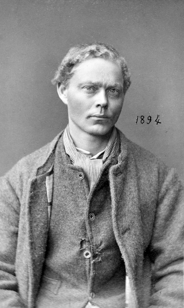 Registreringsfoto fra Kristiania-politiets forbryteralbum