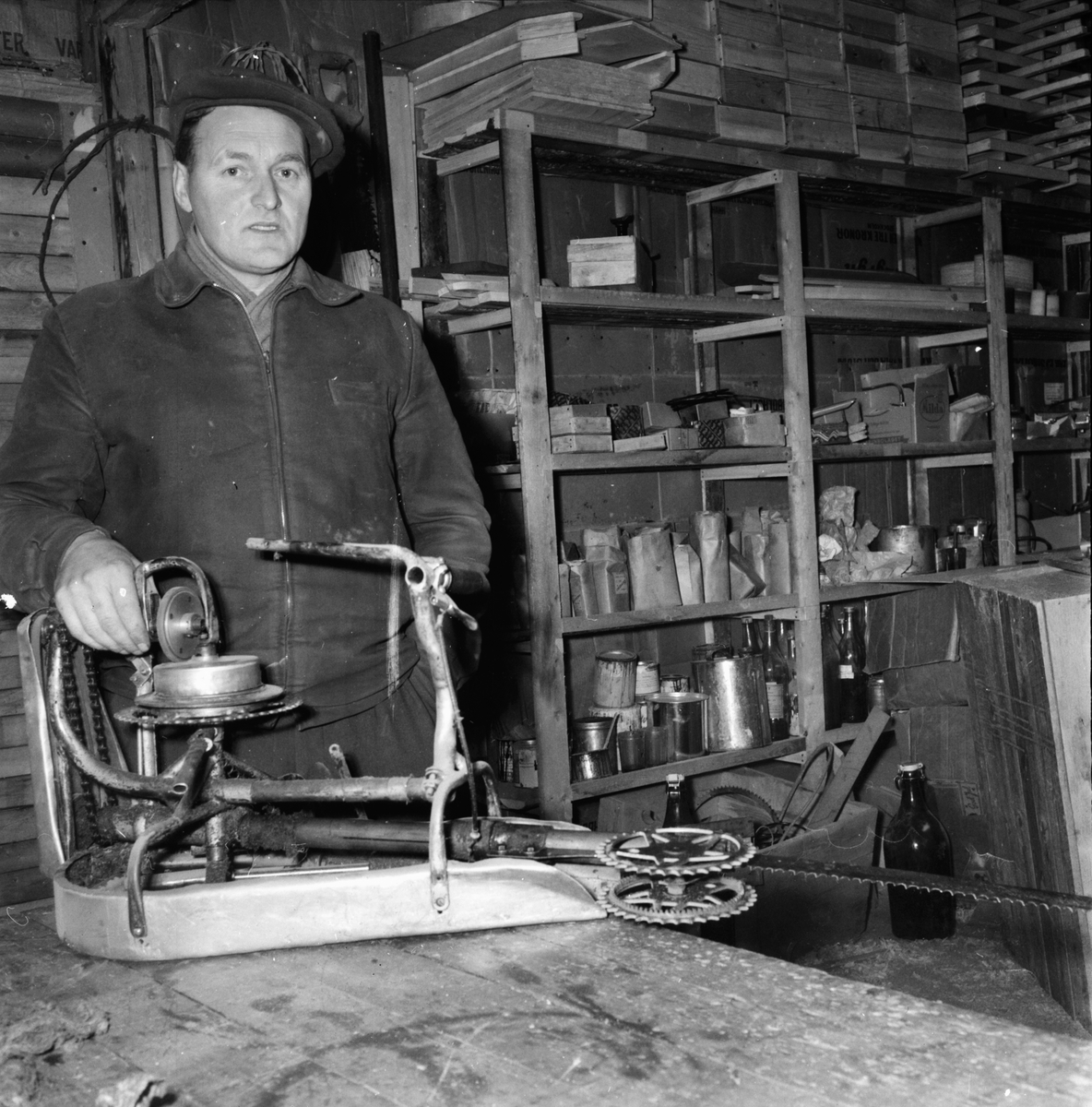 Uppfinnare Erik Floberg Grönås, Järvsö
Februari 1956