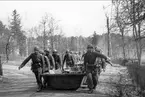 Fälttjänstövning, livgrenadjärerna i Linköping. Korten har tillhört kapten Torsten Gardeman, gåva genom Anders Hellmér.