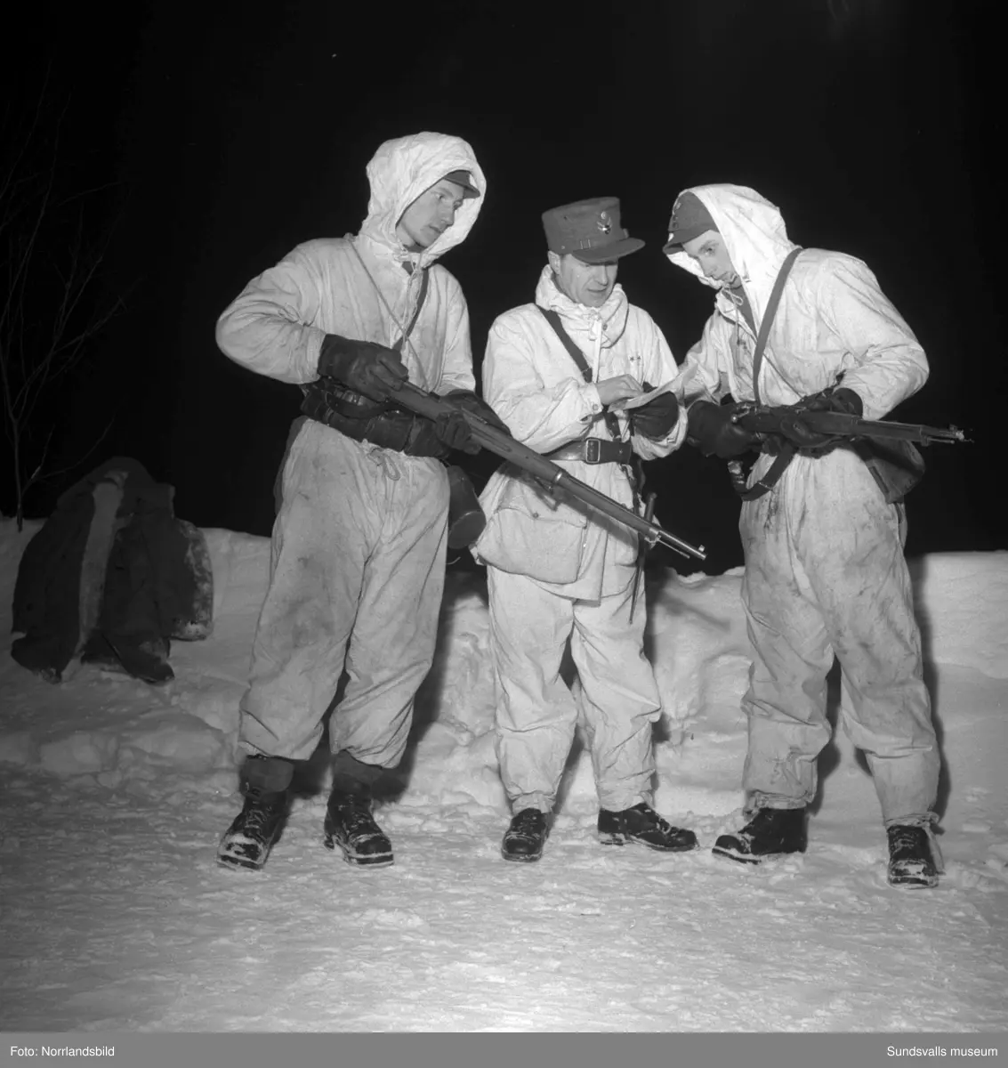 Lv5:s vintermanöver i Torp.