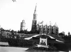 Hangö kyrka och vattentorn.