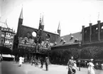 Rådhustorget och rådhuset.