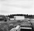 Arbrå,
Simbadet påbörjas,
Oktober 1971