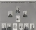 Karlsborg. Infanterivolontärskolan, senare rekrytskolan för infanteriets officers-och reservofficersaspiranter.1912-1913.