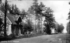 Karlsborg, Kärleksstigen omkr år 1930. Kortet finns ej på museet.