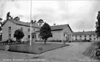 Karlsborg, Styckjunkaregatan. Strandgården (pensionärshem) byggdes år 1952. Kortet finns ej på museet.