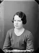 Signe Jansson från Gunbyle, Hökhuvud socken, Uppland 1936
