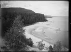 Vy över strand och skog, Sverige