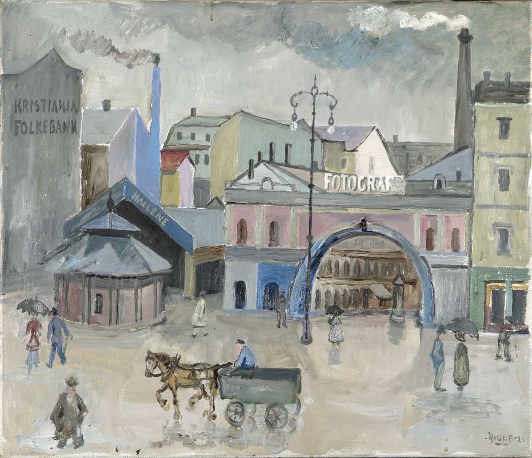 Fra Youngstorget [maleri]