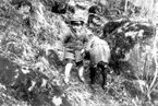 Sven och Lars Adolphsson på Mösseberg 1932.