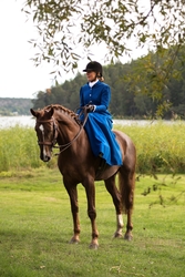 Hästfesten på Tyresö slott med konferencier Owe Sandström, S