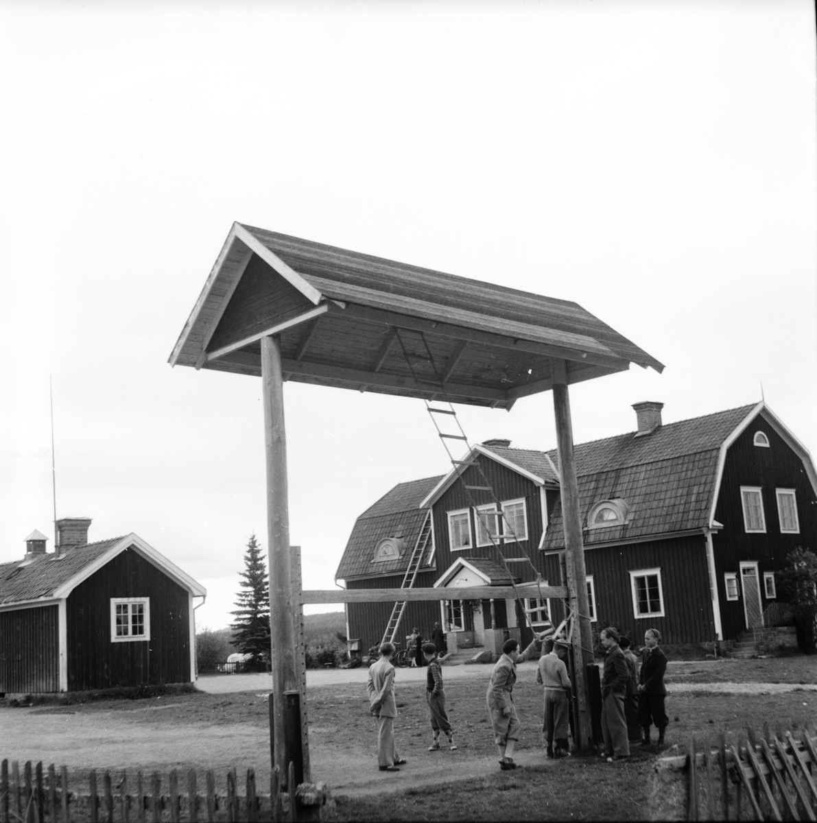 Arbrå, Östansjö skola, Vallsta, sista avslutningen.