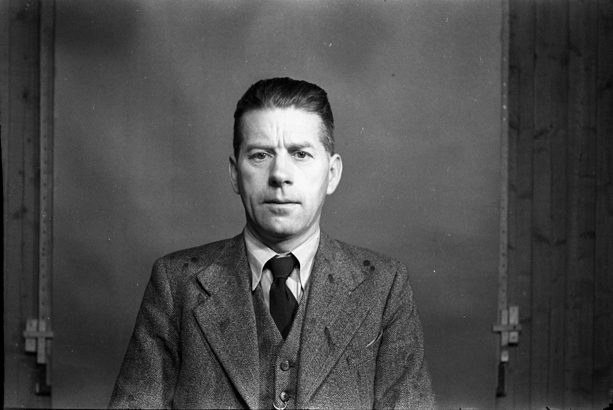 Mannsportrett, trolig Arne Kristiansen.
