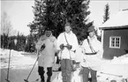 Björnänge i Jämtland. Major Sven Thorfeldt i mitten. Fotot finns ej på museet, utan tillhör Allan Mikaelsson, Tranås.