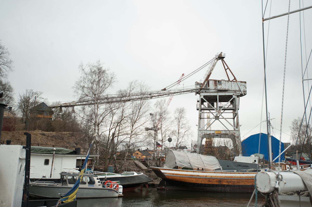 Kran på Beckholmsvarvet 2010