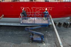 Fyrskeppet FINNGRUNDET t o r Beckholmen, Stockholms reparati