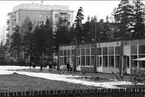 Karlsborg, Södra Skogens skola, 1966. Endast neg finns.