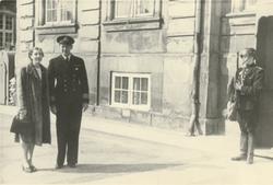 Kronprins Fredrik och Ingrid, Köpenhamn maj 1945.