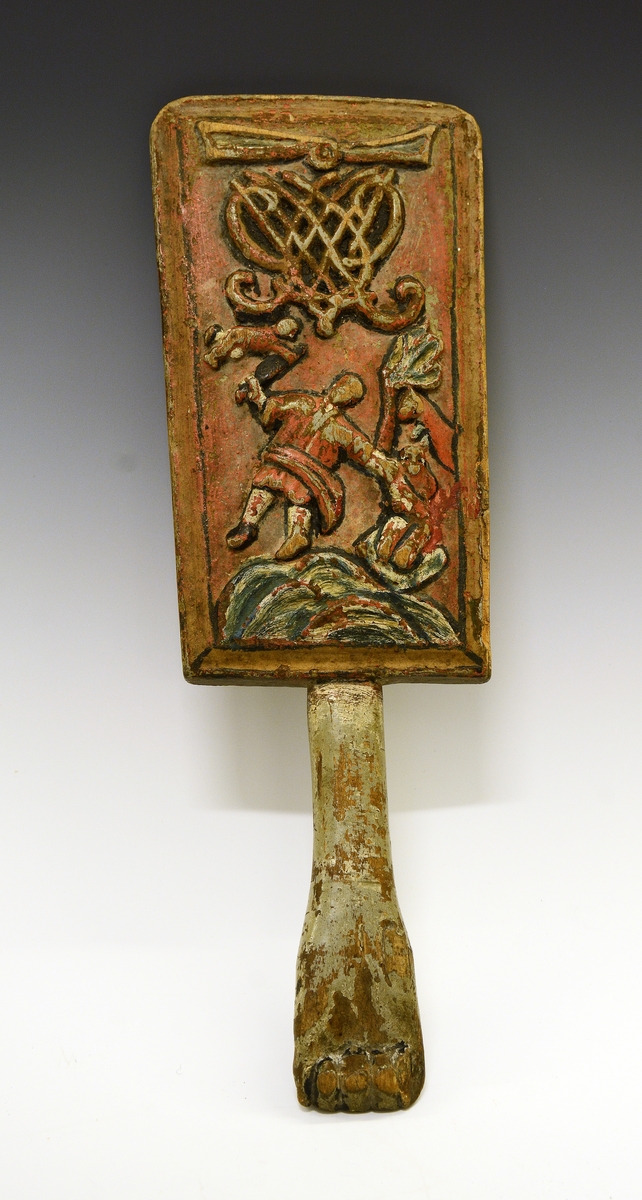 Monogram, hånd, Abrahams offer fra 1. mosebok